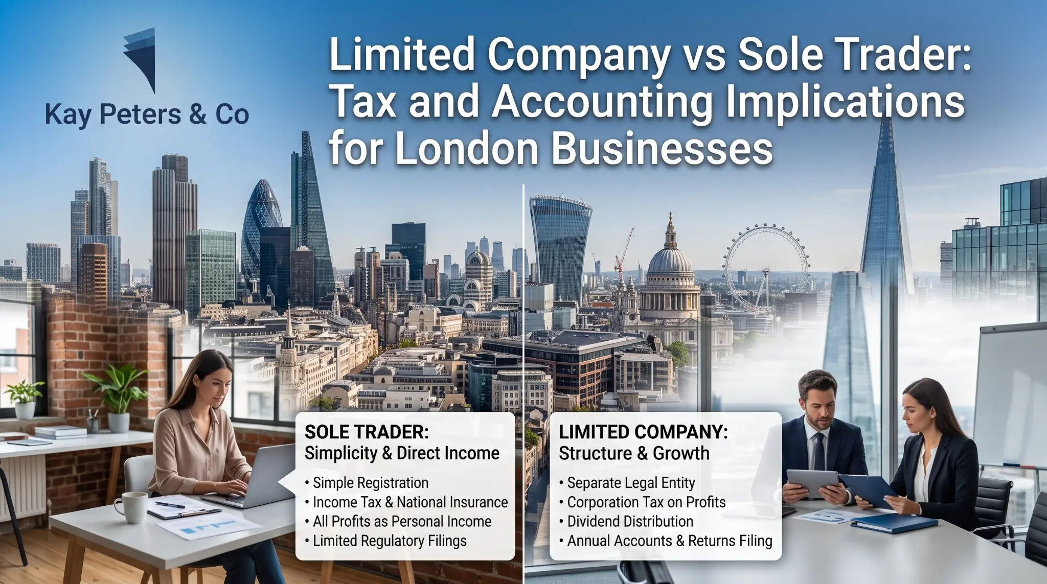 Limited Company vs Sole Trader Tax and Accounting Implications for London Businesses